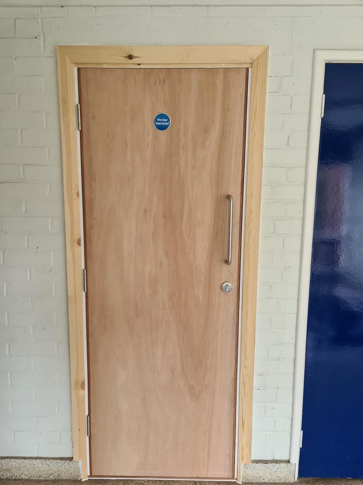 fire door installed in Birmingham